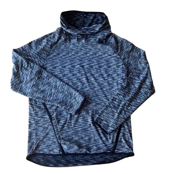 Champion fleece cowl neck pullover black thumb holes size large - Picture 1 of 15